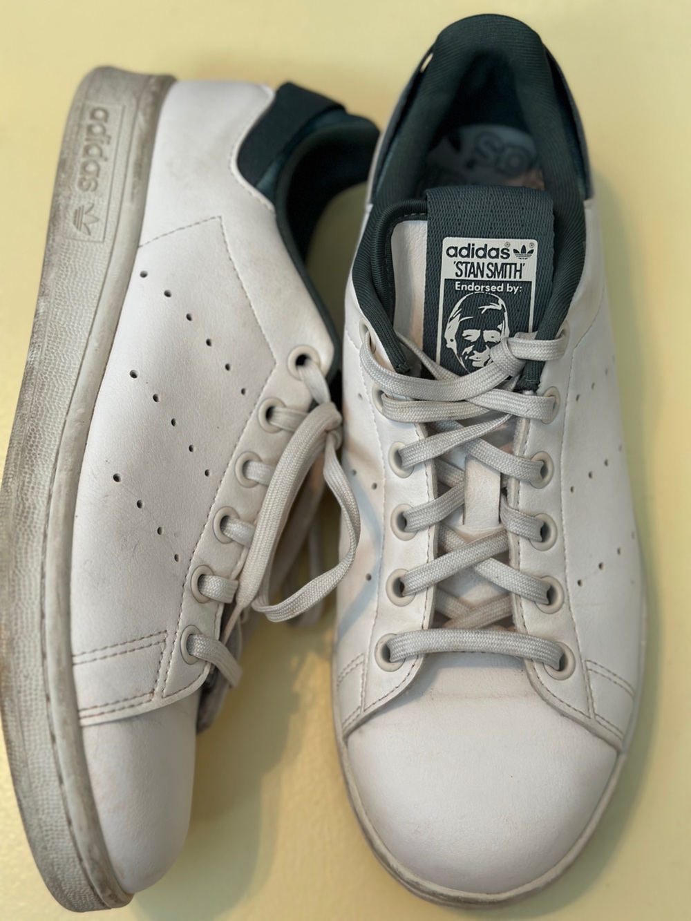 adidas Stan Smith parley Green White Low-Top Sneakers 5 READ DESCRIP
